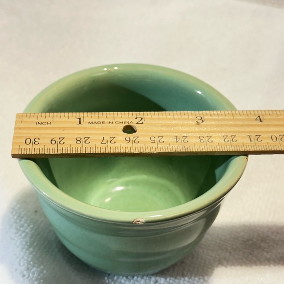 Green Bauer USA Pottery Bowl 3” - Picture 5 of 5